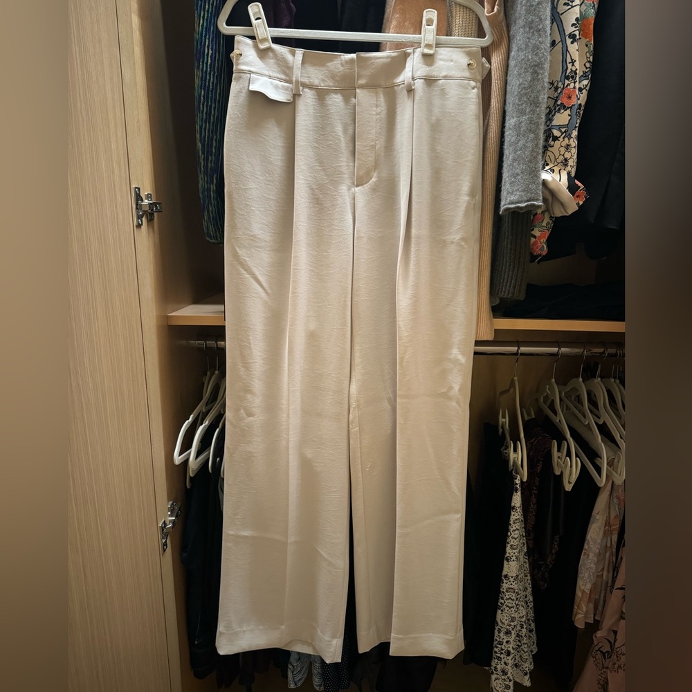 Vince light white leg pants